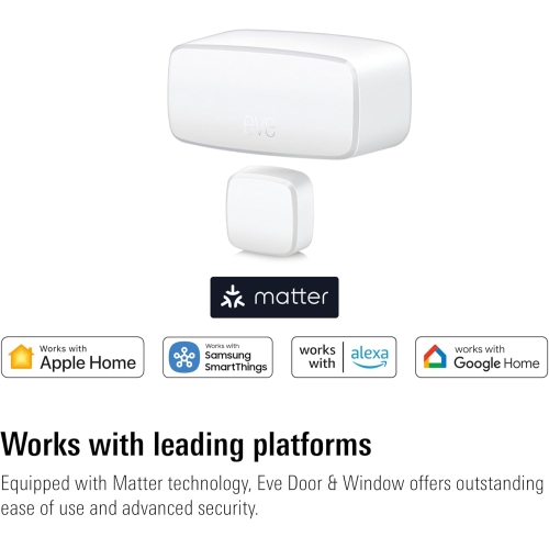 Eve Door & Window - Wireless Contact Sensor - 3-pack