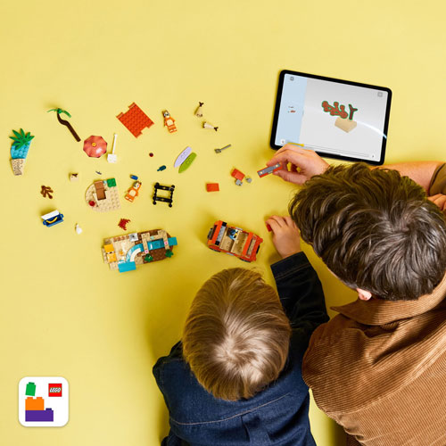 LEGO Bluey : L'escapade à la plage de la famille de Bluey - 133 pièces