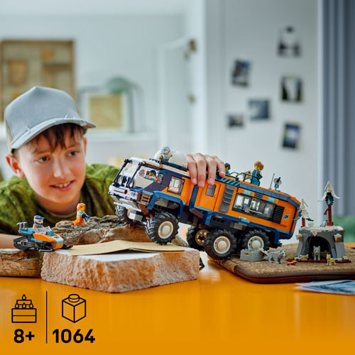 LEGO City Exploration : Le camion-laboratoire d'exploration de l'Arctique - 1064 pièces