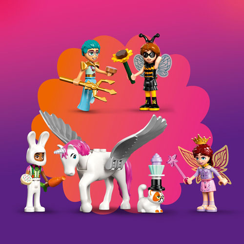 LEGO Friends : La fête costumée avec la licorne et la fée - 261 pièces