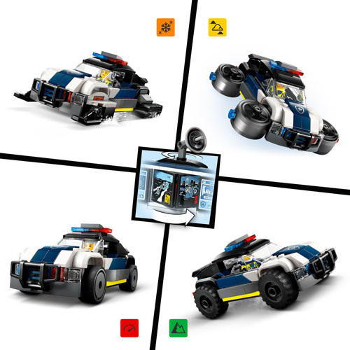 LEGO City Police: Custom Police Car Garage - 489 Pieces