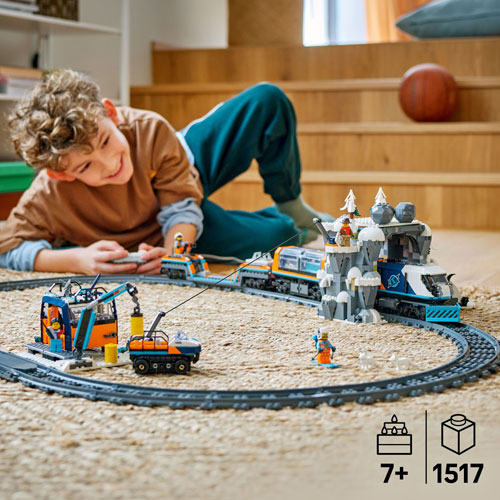 LEGO City Trains : Le train d'exploration de l'Arctique - 1517 pièces