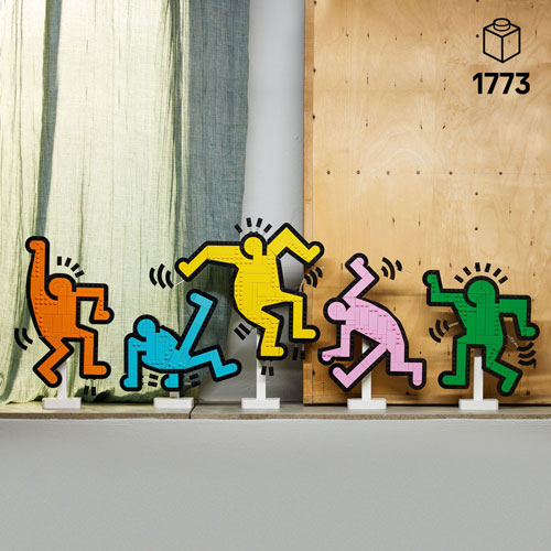 LEGO ART: Keith Haring – Dancing Figures - 1773 Pieces