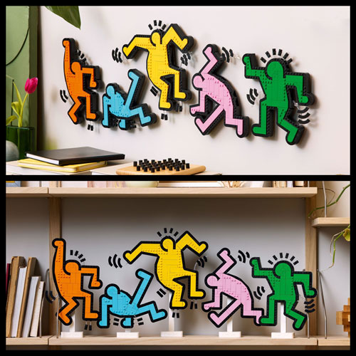 LEGO ART: Keith Haring – Dancing Figures - 1773 Pieces