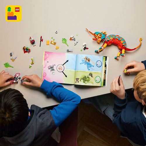 LEGO DREAMZzz: Mateo's Fire Chameleon - 443 Pieces