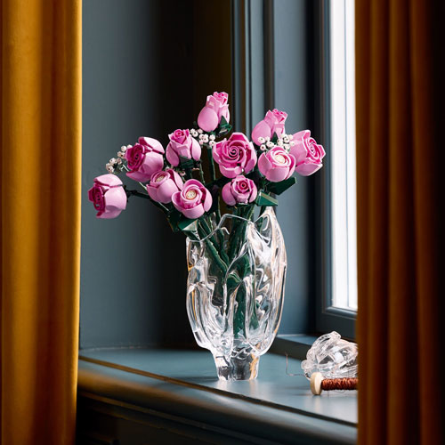 LEGO Botanicals: Bouquet of Pink Roses - 789 Pieces