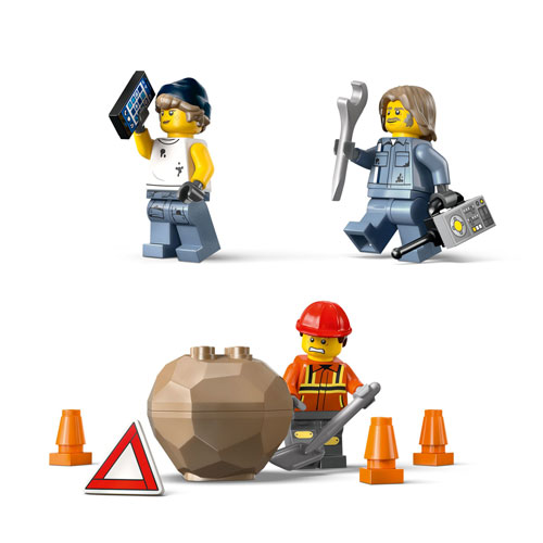 LEGO City Big Vehicles : La dépanneuse robuste avec grue - 793 pièces