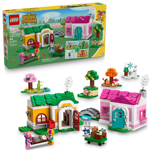 LEGO Animal Crossing: Creative Houses: Seasons of Fun- 814 Pieces