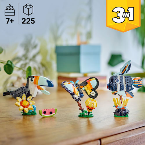LEGO Creator: Wild Animals Tropical Toucan - 225 Pieces