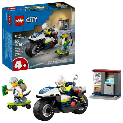 LEGO City: Police Motorcycle Chase - 65 Pieces