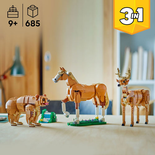 LEGO Creator 3-en-1 : Le cheval magnifique - 685 pièces