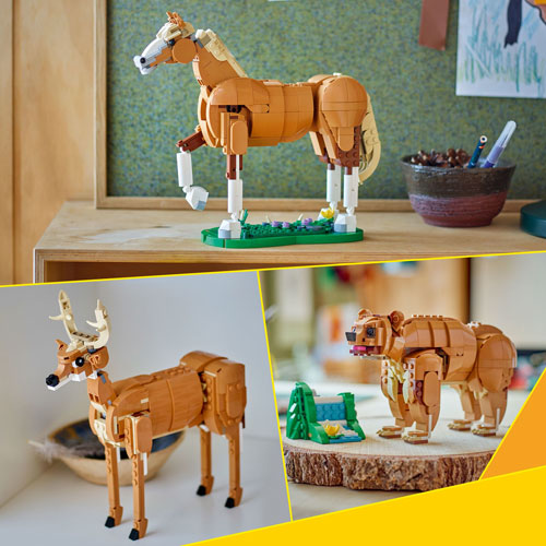 LEGO Creator 3-en-1 : Le cheval magnifique - 685 pièces