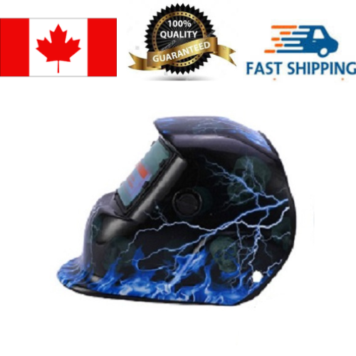Casque de soudage solaire auto-assombrissant, lumière bleue