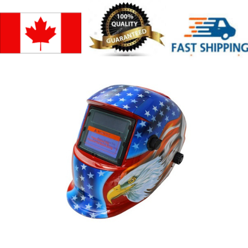 Solar-Powered Auto-Darkening Welding Helmet,America Eagle