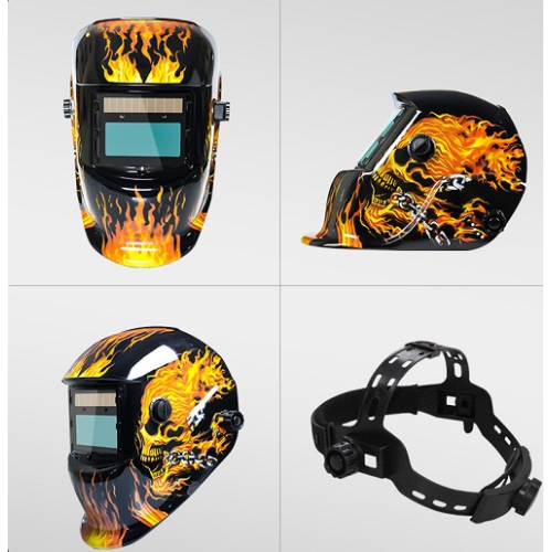 Casque de soudage solaire auto-obscurcissant, squelette