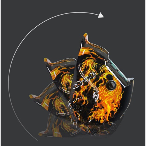 Casque de soudage solaire auto-obscurcissant, squelette