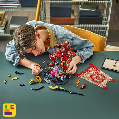 LEGO Ninjago : Le robot chevalier de feu - 996 pièces