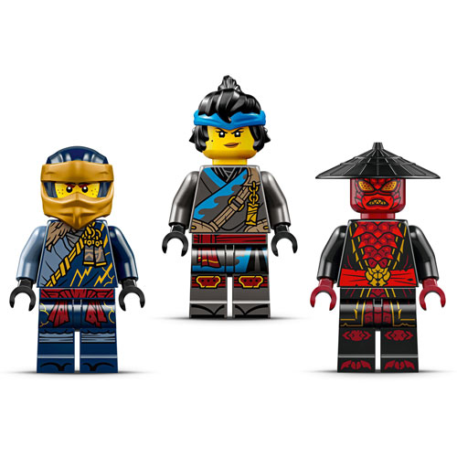 LEGO Ninjago : Le duel de voitures de course entre Rogue et Drix - 111 pièces