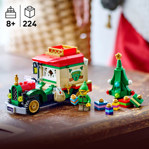 LEGO Iconic : Le camion de livraison du père Noël - 224 pièces