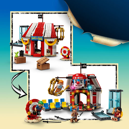 LEGO One Piece : Le chapiteau de Baggy le Clown - 573 pièces