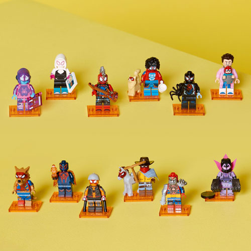 LEGO Minifigures Spider-Man : À travers le Spider-Verse 8 pièces - 1 figurine assortie