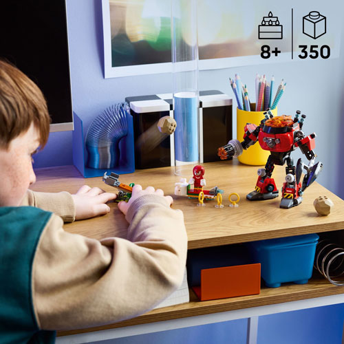 LEGO Sonic: Knuckles vs. Dr. Eggman Egg Crusher Mech - 350 Pieces