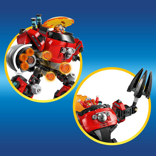 LEGO Sonic: Knuckles vs. Dr. Eggman Egg Crusher Mech - 350 Pieces