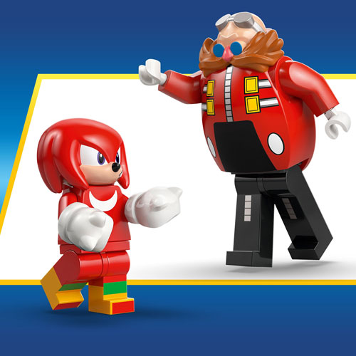 LEGO Sonic: Knuckles vs. Dr. Eggman Egg Crusher Mech - 350 Pieces