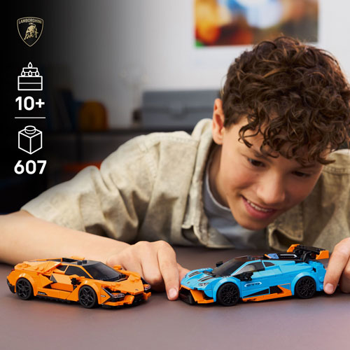 LEGO Speed Champions: Lamborghini Revuelto & Huracán STO - 607 Pieces