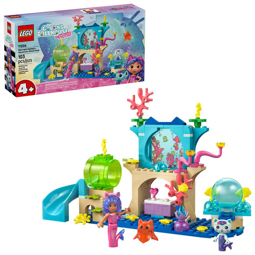 LEGO Gabby's Dollhouse: Mermaid Gabby's Aquarium Adventure - 103 Pieces