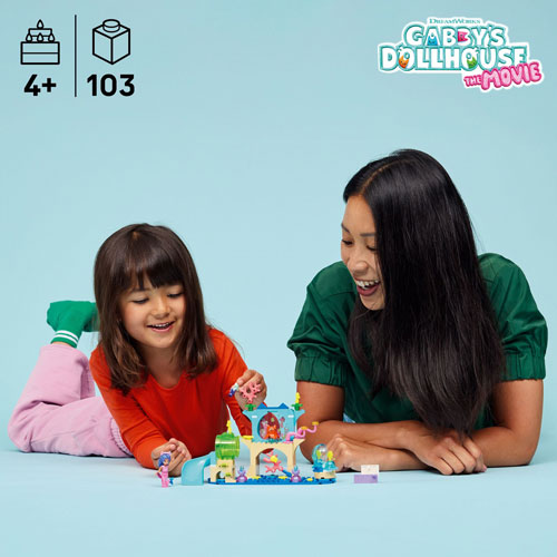 LEGO Gabby's Dollhouse: Mermaid Gabby's Aquarium Adventure - 103 Pieces