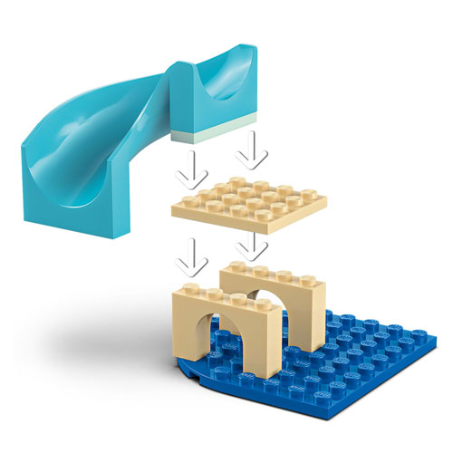 LEGO Gabby's Dollhouse: Mermaid Gabby's Aquarium Adventure - 103 Pieces