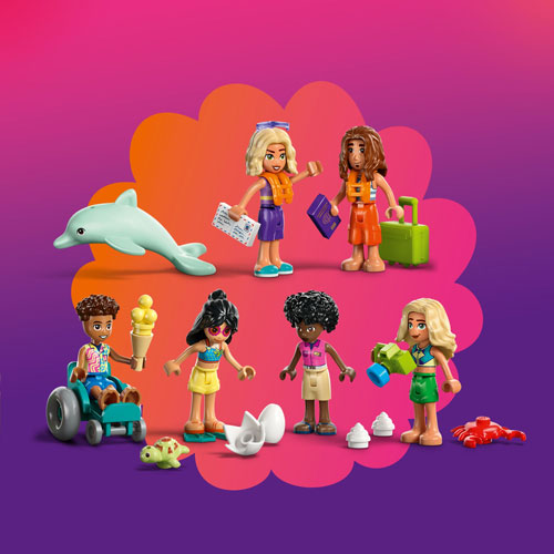 LEGO Friends : Les vacances en famille au bord de la mer - 1140 pièces