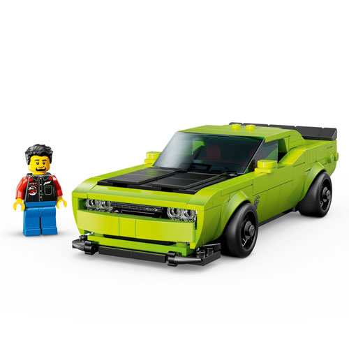 LEGO Speed Champions : La voiture sport Dodge Challenger SRT Hellcat - 390 pièces