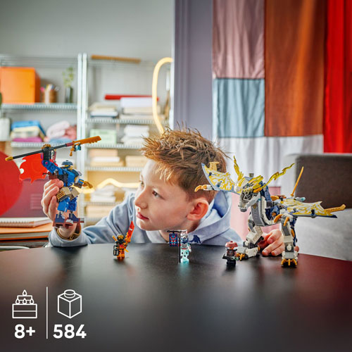 LEGO Ninjago : Le robot dragonnier de Rogue - 584 pièces