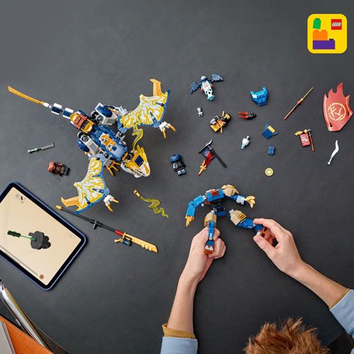 LEGO Ninjago : Le robot dragonnier de Rogue - 584 pièces