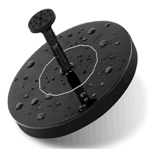 Solar Fountain, Solar Powered Bird Bath Fountain Pump, Solar Panel Kit Water Pump, Outdoor Watering Submersible Pump for Pond, Pool, Garden, Fish Tank