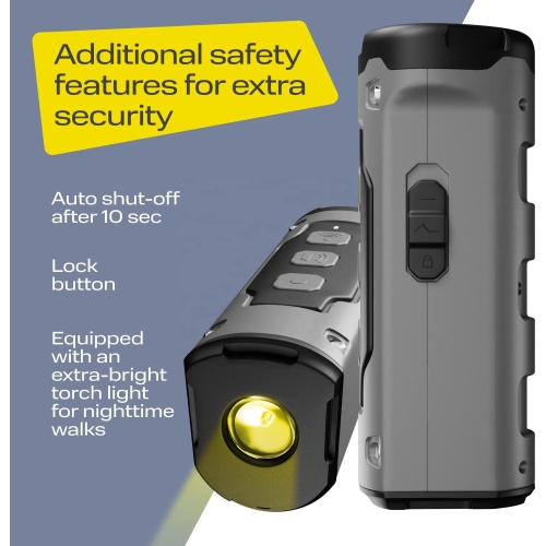 Dog Bark Deterrent Devices Rechargeable Anti-Barking Device for Dogs 34ft Long Range, to Stop Barking Neighbors Dog for Small, Medium & Large Dogs