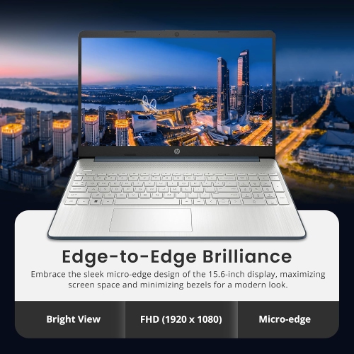 Refurbished - HP 15.6" Anti-Glare FHD Business Laptop, Intel i5-1235U, 2TB SSD, 32GB RAM, Intel Iris Xe Graphics, Number Pad, 720p Webcam, Windows 11