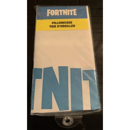Fortnite Standard Pillowcase White Blue Kids Polyester Pillow case 20x30" inch