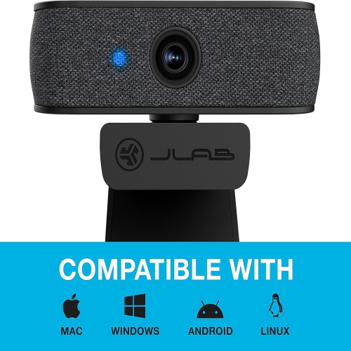 Caméra Web USB JLab Cam avec mise au point automatique et deux micros