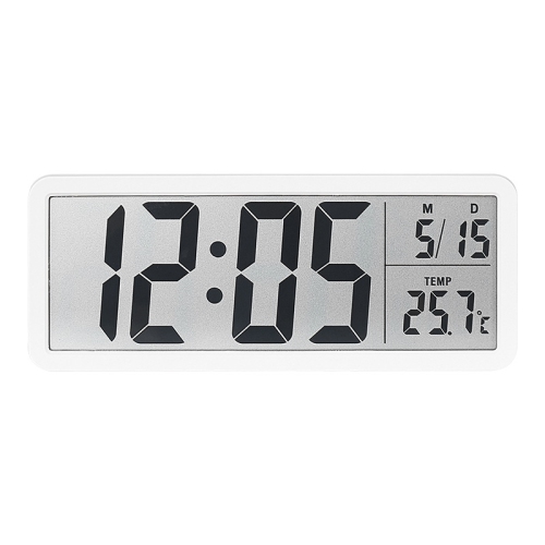 THE WAY  Simple Lcd Clock, Living Room Wall Clock Multi-Function Temperature And Humidity Display Clock, Digital Wall Clock Temperature/date/time