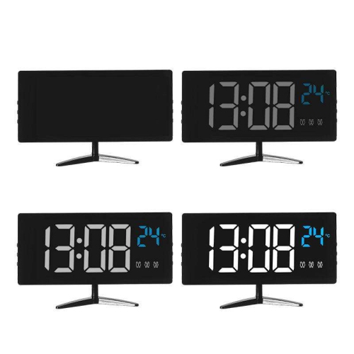 New version of multifunctional electronic clock with temperature, LED clock student dormitory alarm clock, acrylic face electronic clock, gift clock,