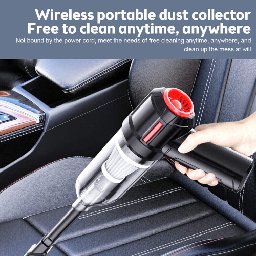 Car supplies multifunctional wireless car vacuum cleaner, large suction dust blower, handheld vacuum cleaner high quality car and home dual use,