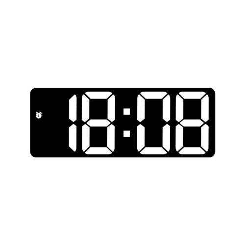 Creative multifunctional electronic clock, simple large screen clock, alarm clock student clock with multiple mirrors, bedroom table clock, LED