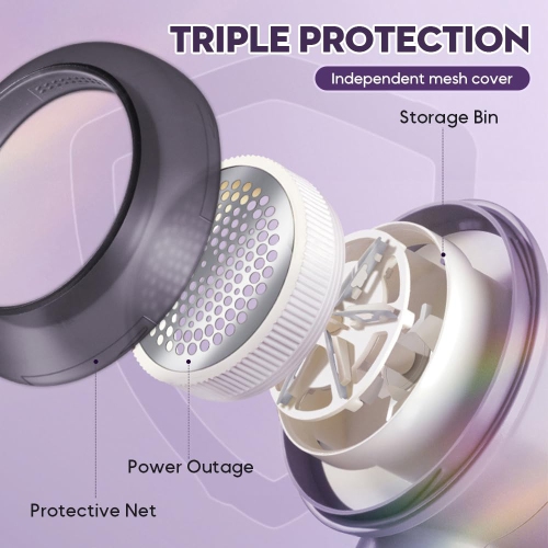 Portable Fabric Shaver for Clothing, Rechargeable Depilers for Clothes Suitable for Travel and Home Use