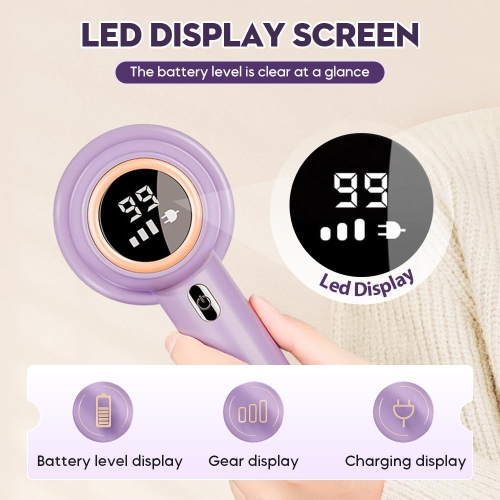 Portable Fabric Shaver for Clothing, Rechargeable Depilers for Clothes Suitable for Travel and Home Use