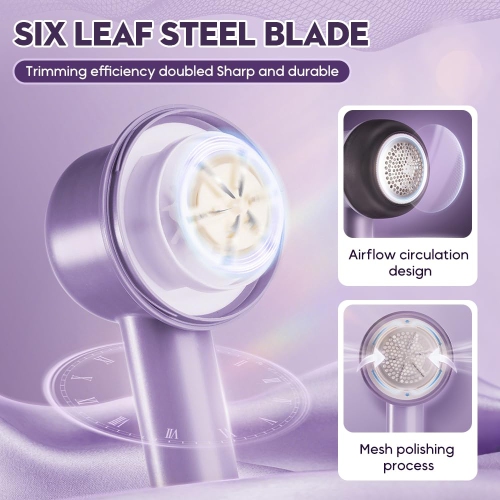 Portable Fabric Shaver for Clothing, Rechargeable Depilers for Clothes Suitable for Travel and Home Use