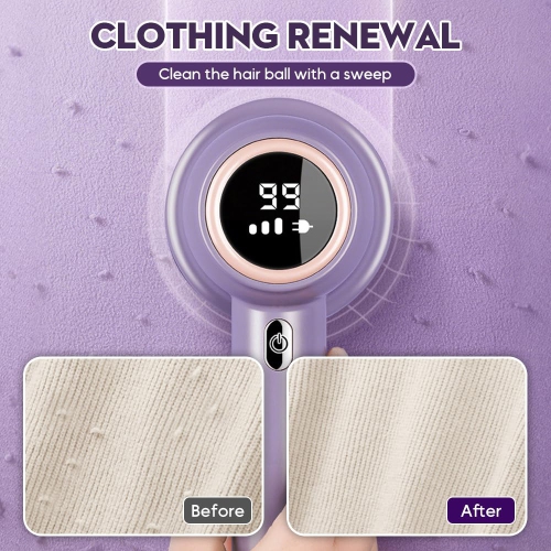 Portable Fabric Shaver for Clothing, Rechargeable Depilers for Clothes Suitable for Travel and Home Use