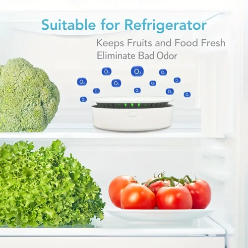 Portable Ozone Ionic Air Purifier Rechargeable Mini Purifier Purifying Air & Eliminate Odor for Home Car Refrigerator